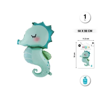 GLOBO FOIL CABALLO DE MAR 58X98 58218