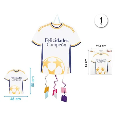 PIÑATA CAMISETA FUTBOL 59595