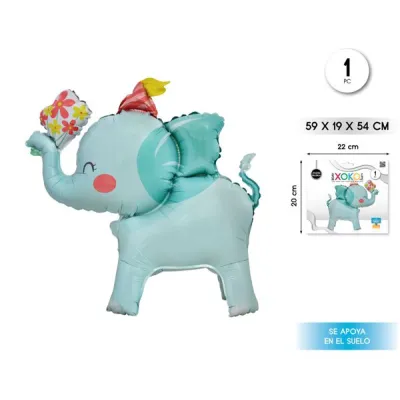 GLOBO FOIL 3D ELEFANTE 59X19X54  59886
