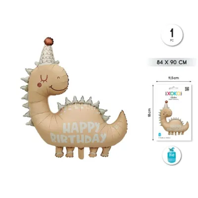 GLOBO FOIL DINO 84X90 94862