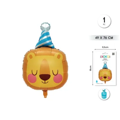 GLOBO FOIL LEON 49X76 94864