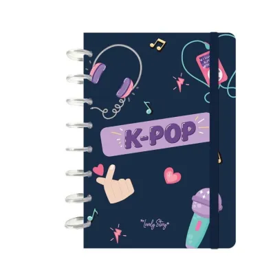 LIBRETA A5 K-POP 100 HOJAS A52621DB