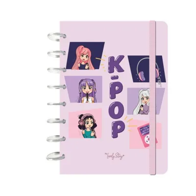 LIBRETA A5 K-POP 100 HOJAS A52621RS