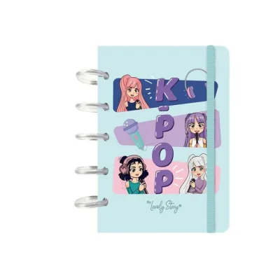 LIBRETA A6 K-POP 100 HOJAS A62621MT