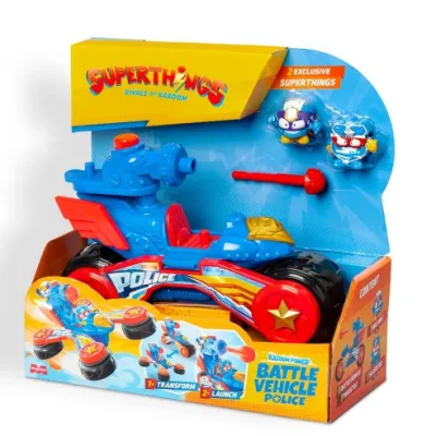 SUPERTHINGS BATTLE VEHICLES POLICE PSTSP116IN320