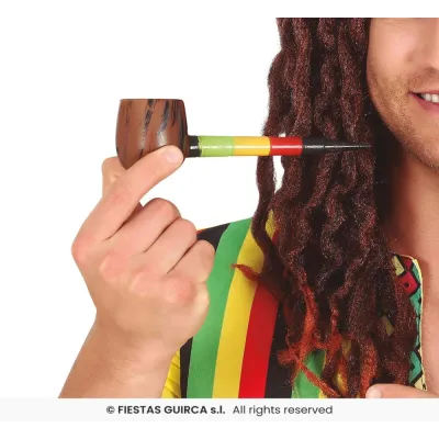 PIPA MILTICOLOR AFRICANA 18CM 16166