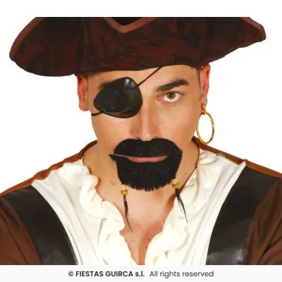 PARCHE Y PENDIENTE PIRATA 16124
