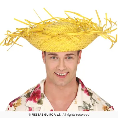 SOMBRERO PAJA AMARILLO 13418