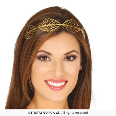 DIADEMA METALICA HOJAS 17382