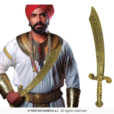 ESPADA ARABE DORADA 55CM  27530