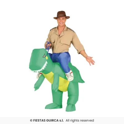 DISFRAZ ADULTO HINCHABLE DINO T-L 88207