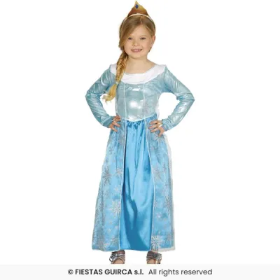 DISFRAZ PRINCESA AZUL T-7-9 83390