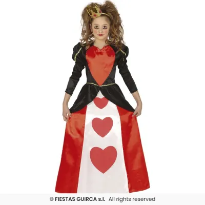 DISFRAZ REINA CORAZONES T-10-12 83640