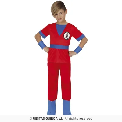 DISFRAZ NINJA ROJO T-10-12 82762