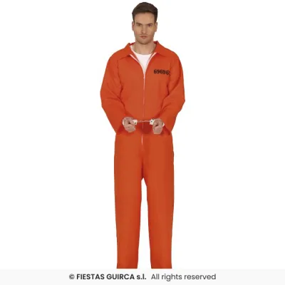 DISFRAZ ADULTO PRESO NARANJA  T-XL 88142