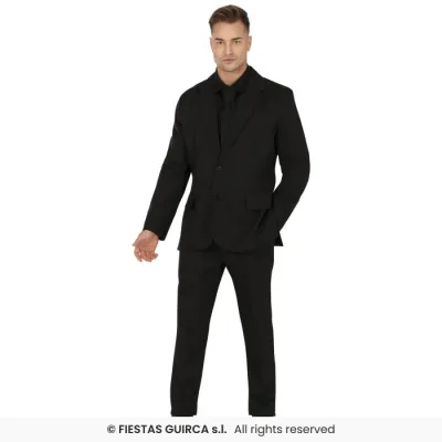 DISFRAZ ADULTO HOMBRE DE NEGRO T-M 86306