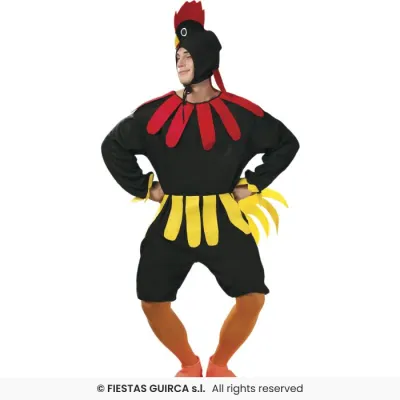 DISFRAZ ADULTO GALLO T-L 80604