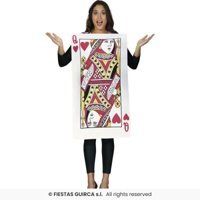 DISFRAZ DAMA DE CARTAS T-L 80780