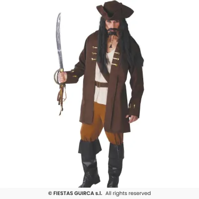 DISFRAZ ADULTO  CAPITAN PIRATA T-M 84701