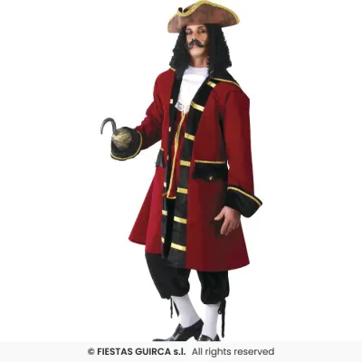 DISFRAZ ADULTO CAPITAN PIRATA T-S 80514