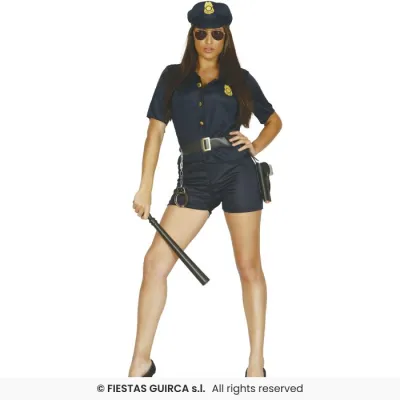 DISFRAZ ADULTO POLICIA MUJER T-L 80168