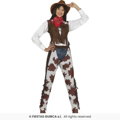 DISFRAZ ADULTO VAQUERA T-L 79149