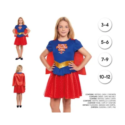 DISFRAZ SUPERGRILS  T-5-6 23016