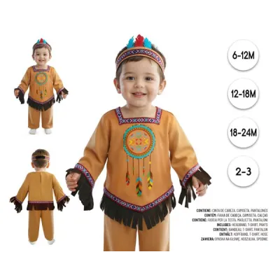 DISFRAZ BEBE INDIO T-18-24 28641