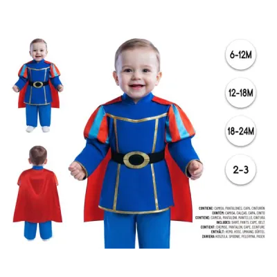 DISFRAZ BEBE PRINCIPE T-18-24 28588