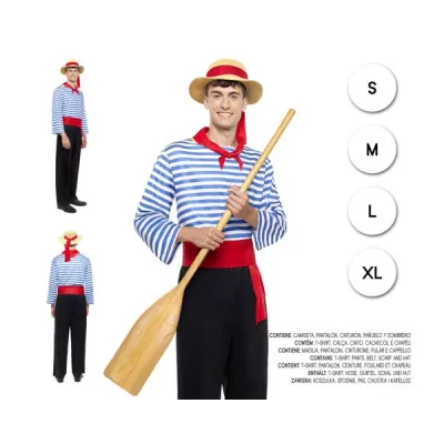 DISFRAZ ADULTO GONDOLERO T-L 28564