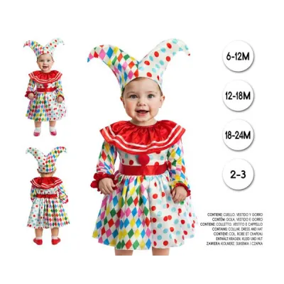 DISFRAZ ARLEQUINA T-18-24 28882