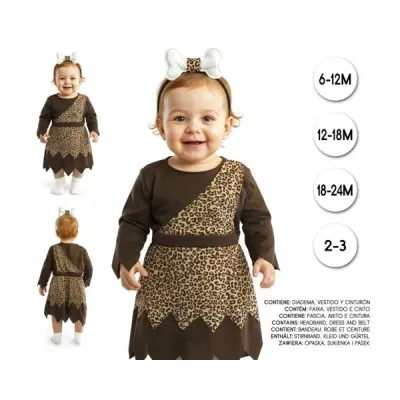 DISFRAZ BEBE CAVERNICOLA T-18-24 28886