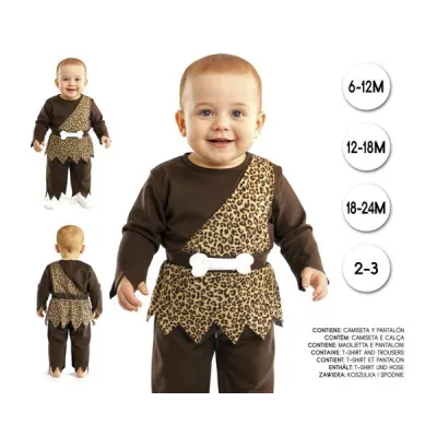 DISFRAZ BEBE CAVERNICOLA T-18-24 28890