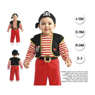DISFRAZ PIRATA T-6-12 28816