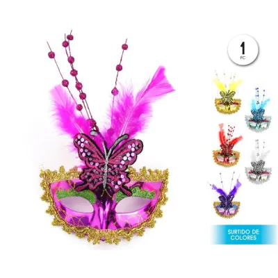 ANTIFAZ PLUMAS ALEATORIO 40832