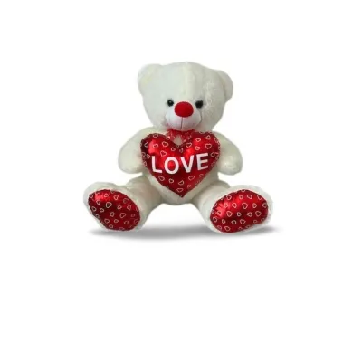 PELUCHE OSO LOVE BEIG 85CM 8055