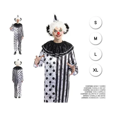 DISFRAZ ADULTO PAYASO T-M 27857