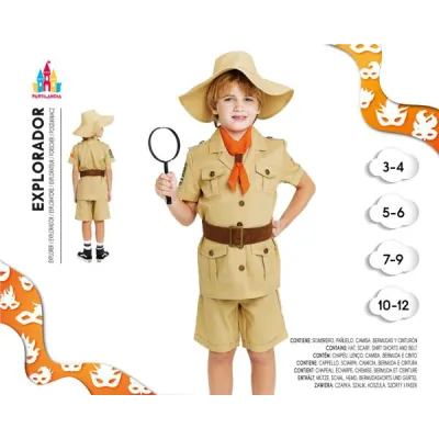 DISFRAZ EXPLORADOR T-5-6 25702