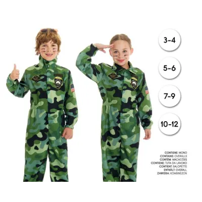 DISFRAZ MILITAR CAMUFLAJE T-10-12 26977