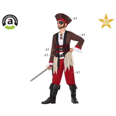 DISFRAZ PIRATA T-5-6 56964