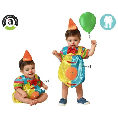 DISFRAZ BEBE PAYASITO T-12-24  76542