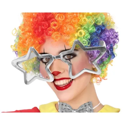 GAFAS ESTRELLAS PLATEADO XXL 67266