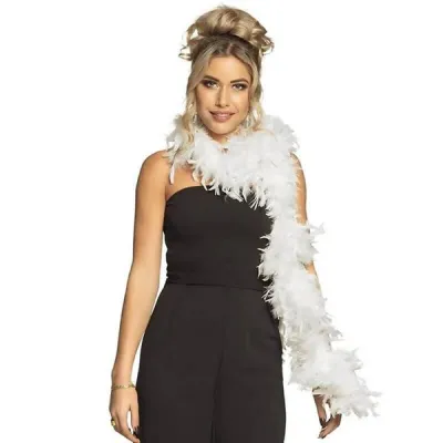 BOA PLUMAS BLANCA 83809