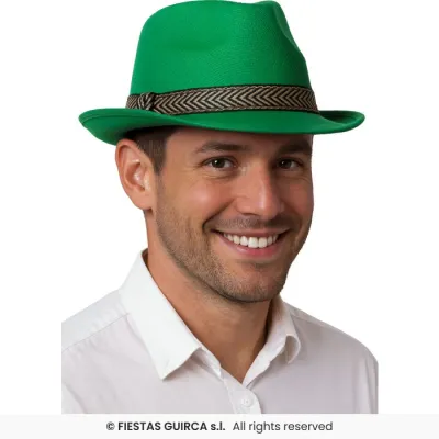 SOMBRERO GANSTER VERDE 13490