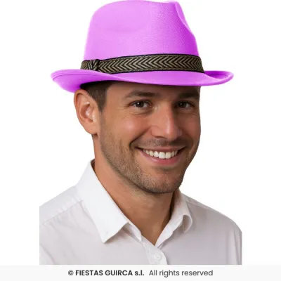 SOMBRERO GANSTER ROSA 13492