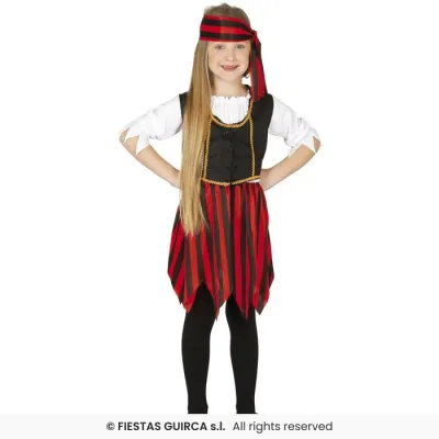 DISFRAZ PIRATA NIÑA  T-7-9 81221