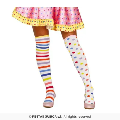 MEDIAS TOPOS Y RAYAS ADULTO 18561