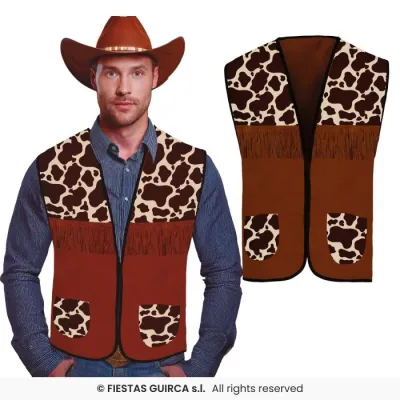 CHALECO ADULTO VAQUERO 27519