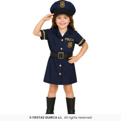 DISFRAZ POLICIA NIÑA T-10-12 83536