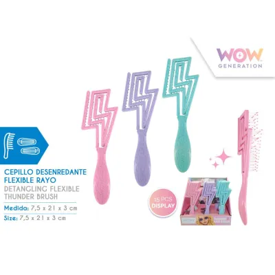 CEPILLO DE PELO ERGONOMICO ALEATORIO WOW00087